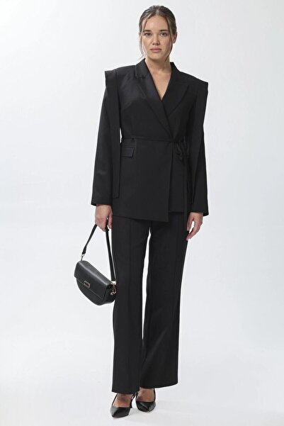 Robin D80305 Kadın Ceket Pantolon Takım