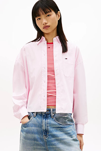 Tommy Hilfiger Tjw Essential Short Women's Pink Shirt Dw0Dw22766Tn9