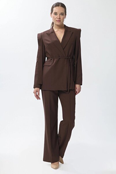 Robin D80305 Kadın Ceket Pantolon Takım