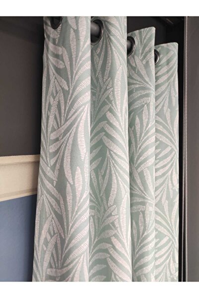 Evcimenhome Perdea rustică (cu căptușeală) din țesătură de in. Blackout 135cm...