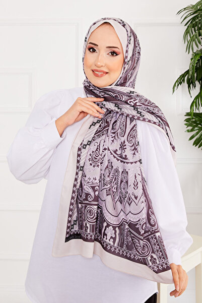 EBRUTESETTÜR شال حجاب بنمط الحمم البركانية -3