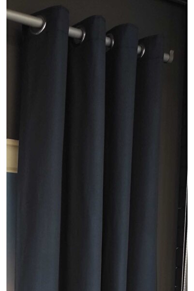 Evcimenhome Perdea rustică (cu căptușeală) din țesătură de in. Blackout 135cm...