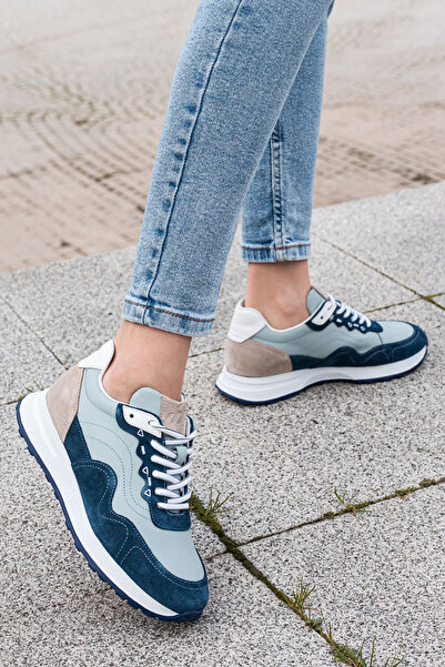 PANORAMA Γυναικείο Sneaker από γνήσιο δέρμα