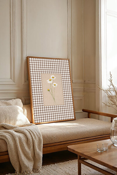 Dekorsiahome Tablou dintr-o singură bucată cu ramă din lemn TK3232