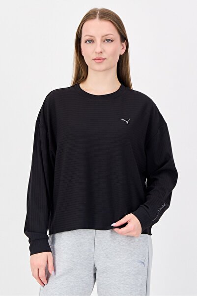 Puma Women Sportswear Fit Long Sleeve Training T-shirt, Black