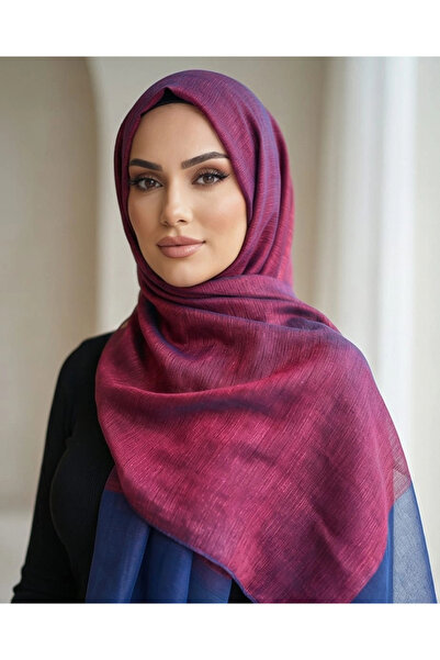 Arwella TÜL DETAYLI SİMLİ ŞAL-Bordo