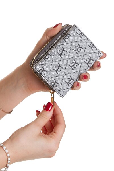 Newish Women's Mini Wallet with Zipper, Multiple Card Slots and Coin Compartm...