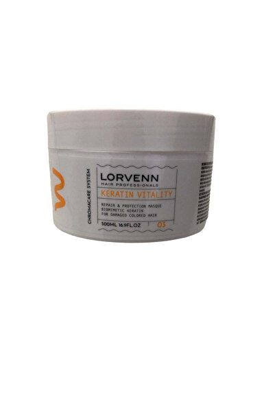 Lorvenn Mască de păr cu keratină vitală 500 ml