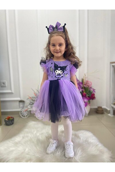 BİLGEN Style Kız Çocuk Kromi Elbise Party Balo Özel Günler Taçlı Takım