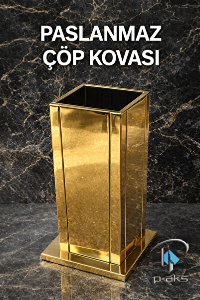 PAKS METAL Paslanmaz Çöp Kovası ve Yangın Söndürme Tüpü Koruyucu