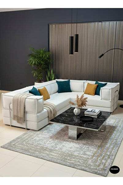 COLORMİX Modern L Koltuk Köşe Takımı - Tamamen Sünger Rahat Oturum -Modüler K...
