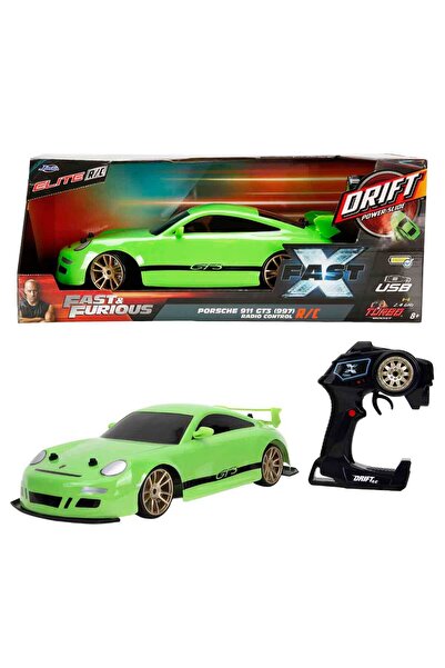 Jada 1:10 Fast &amp; Furious Brian’s Porsche 911 Gt3 (997) USB Şarjlı Uzaktan...