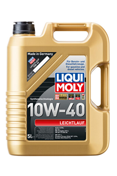 Liqui Moly Leichtlauf 10W-40 Motor Yağı 5 L (9502) 2025 ÜRETİM