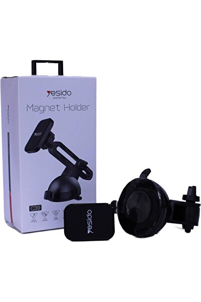 Yesido C39 Telescopic Retractable Bracket Magnetic Car Phone Holder Stand Win...