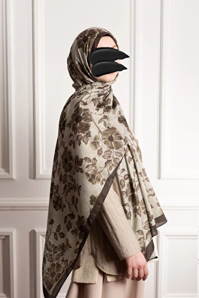 Emare Αμπέρ Μπάσες Με σχέδιο Μαλακό Σάλι - Χακί