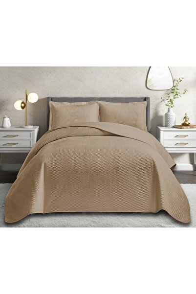 YÜNTEKS New Generation Nubuck Summer - Winter Modern Luxury Bedspread, Pollen...