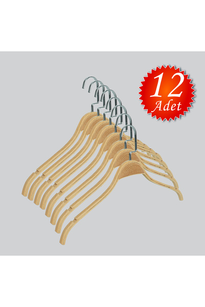 NYN ДЕРЕВ'ЯНИЙ 8061-Ç Лама Нікель Срібний Гачок для Суконь, Блуз та Футболок ...