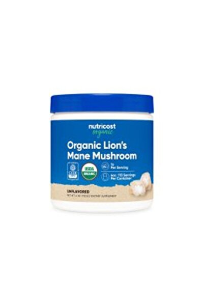 Nutricost فطر عرف الأسد، بدون نكهة، 4 أونصة