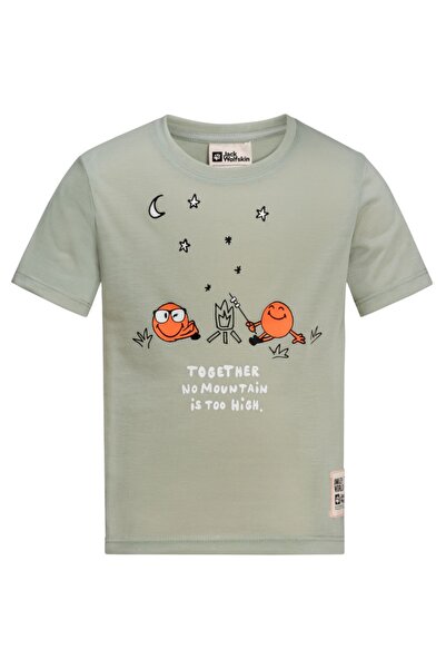 Jack Wolfskin Smileyworld Camp-Light Green-104 Children's T-shirt