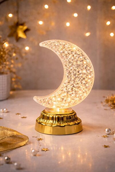 skycott Ay hilal 3 modlu fonsiyonlu kristal led dekoratif ışık