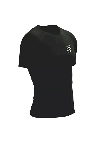 Compressport Men's Running T-Shirt Performance SS 2024-Black/White-XL