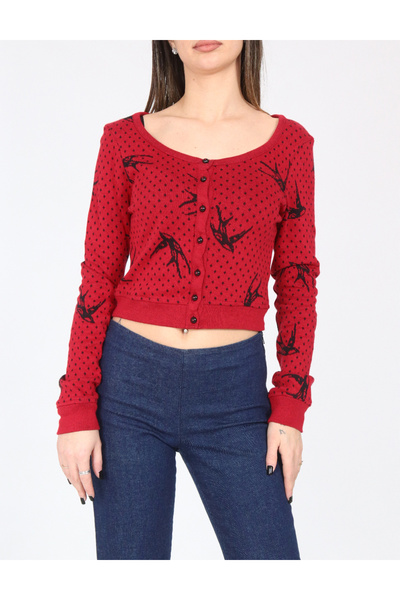 Evendi Cardigan, Red