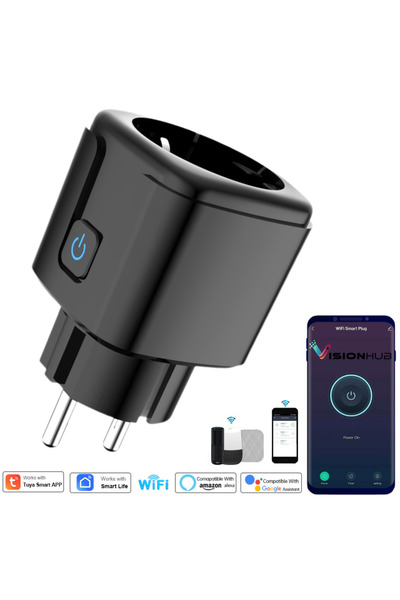 VisionHub Priză inteligentă, VisionHub®, WiFi, Monitorizare consum energie, C...