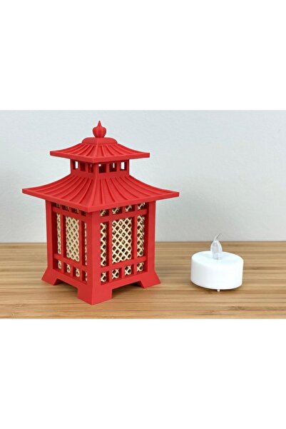 California ST Japon Feneri Mumluk – LED Mum Hediyeli – Dekoratif Uzak Doğu Ta...