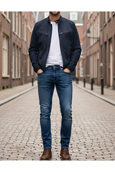 Evendi Jacket, Navy Blue