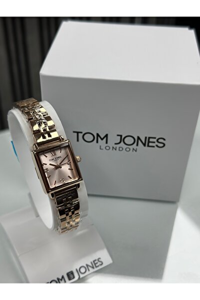 Tom Jones Rose Gold Köşeli KOL SAATİ