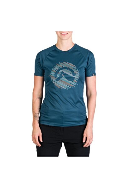 NORTHFINDER Lynda women's technical t-shirt-Dark Blue-XS