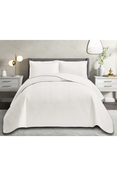 YÜNTEKS New Generation Nubuck Summer - Winter Modern Luxury Bedspread, Pollen...