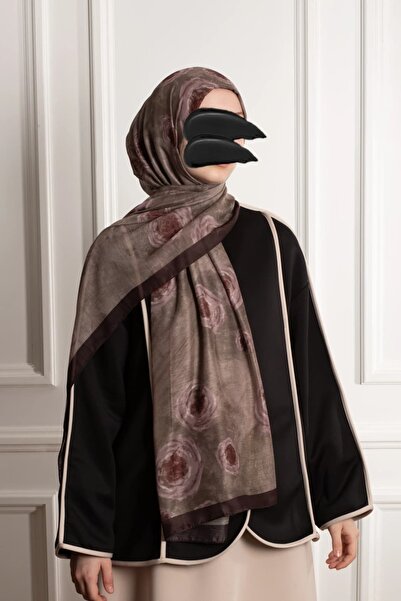 Emare Αντίκα Ροζέτα Με σχέδιο Βαμβάκι - Ανοιχτό Καφέ