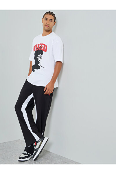 Styli Men Graphic Oversized T-Shirt and Joggers Co-Ords