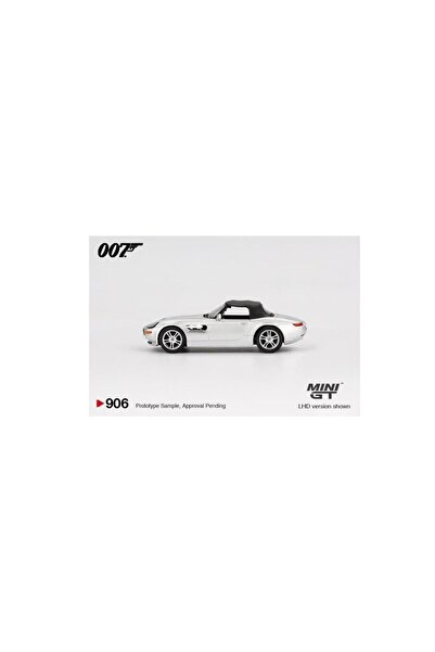 mini gt 906 BL BMW Z8 "Dünya Yeterli Değil" 1/64 Model Araba