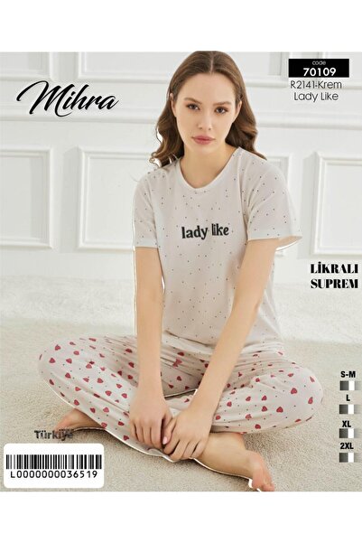 Mihra LYCRA S Single jersey B Osnovni SET PAJAMA