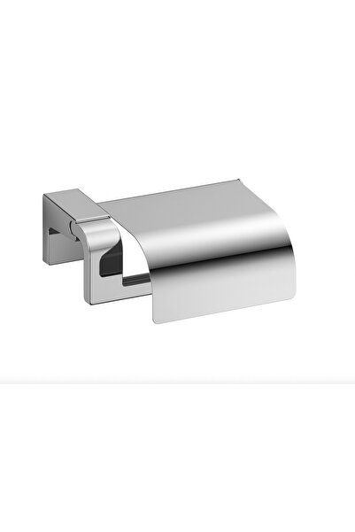 ONNO Leon Paper Holder with Cover Chrome
