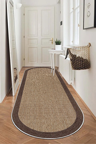 Thalia Home Kaymaz Taban Yıkanabilir Kalın Dokulu Halı & Yolluk & Mutfak Halısı