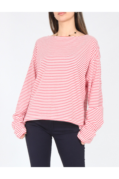 Evendi Blouse, Red/White