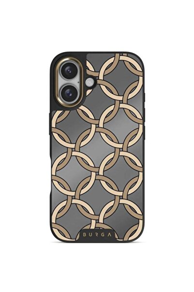 BURGA Carcasă Elite Mirror Magsafe Gold Heritage pentru iPhone 16