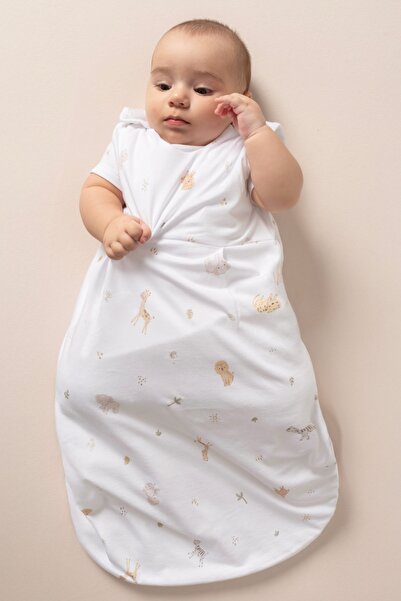 Roosac Newborn Summer Modal Cotton Sleeping Bag Sleeveless 0.5 Tog L Safari 0...