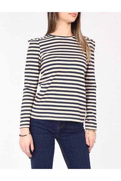 Evendi Bluza, crem/bleumarin