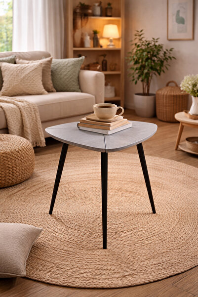 N.zone Side table – a modern design in dark brown with a luxurious touch that...