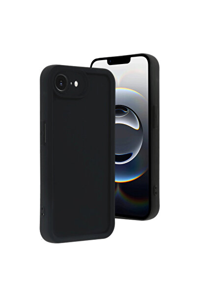 eco port حافظة آيفون 16e من السيليكون فييرا - أسود