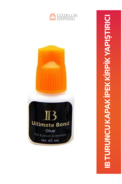 Güzellik Deposu IB Ultra Bonding İpek Kirpik Yapıştırıcı 5 ml – Turuncu Kapak