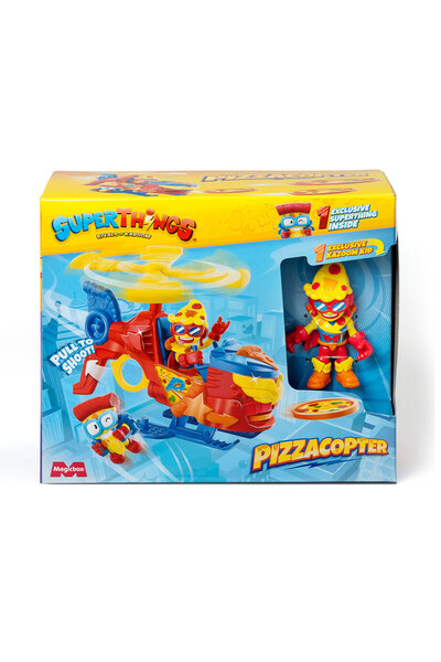 SuperThings Set de joaca Pizzacopter cu o figurina exclusiva