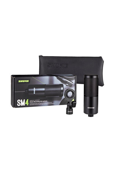 Shure SM4-K - Condenser microphone, external p