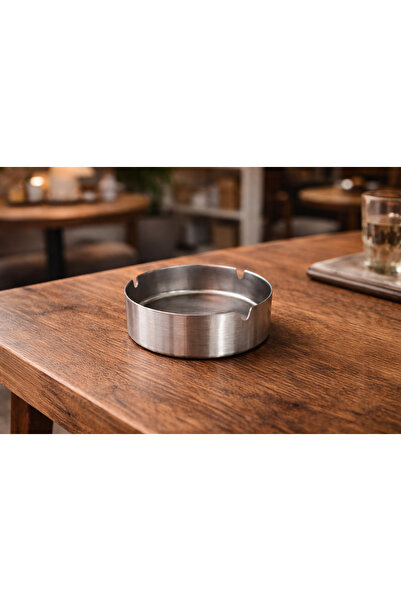 DECORS CENTER Lidless Metal Ashtray