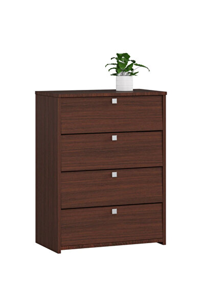 SERSIMO Shoe cabinet with 4 folding doors, laminated chipboard, 60x33x80 cm, ...