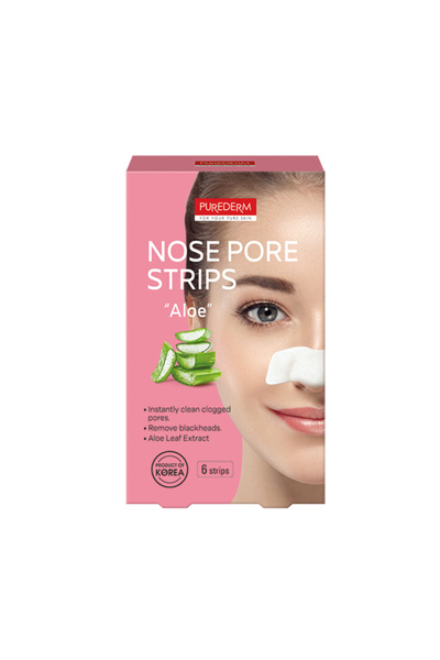 Purederm شرائط تنظيف مسام الأنف بخلاصة الصبار